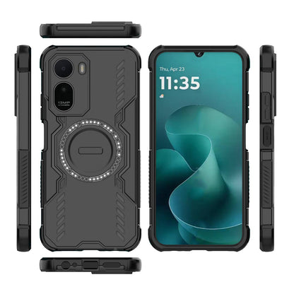 Coque MagSafe pour Xiaomi Redmi A7 Pro 4G, Techsuit, ArmorMag, Noire