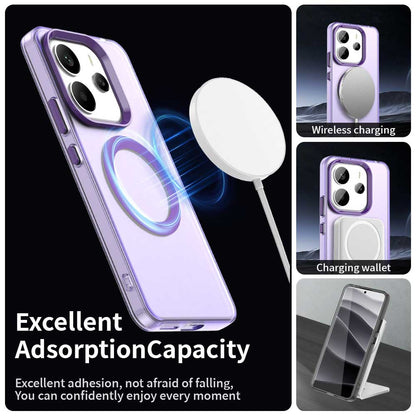 Coque MagSafe pour Xiaomi Redmi Note 14 4G (Régional), Techsuit, CandyCase, Violet