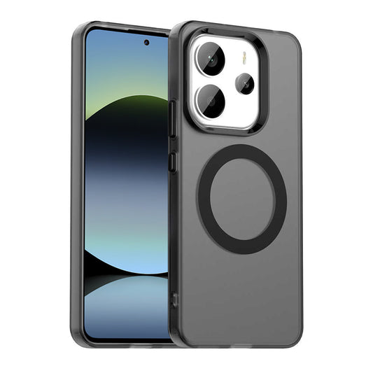Coque MagSafe pour Xiaomi Redmi Note 14 5G, Techsuit, CandyCase, Noire
