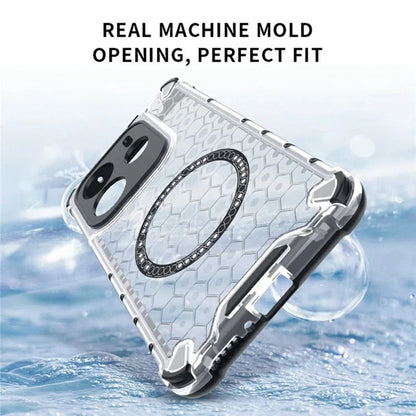 Coque MagSafe pour Xiaomi Redmi Note 14 5G, Techsuit, HoneyComb Shield, Blanche