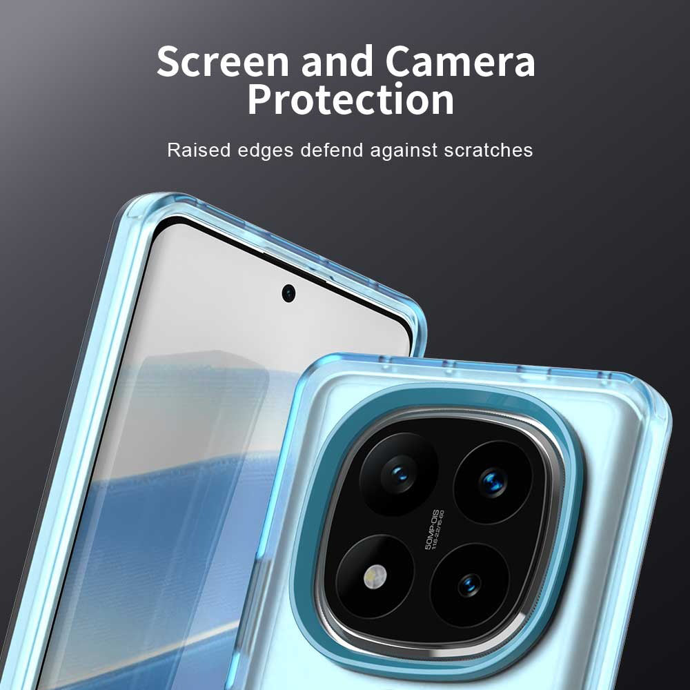 Coque MagSafe pour Xiaomi Redmi Note 14 Pro 4G, Techsuit, CandyCase, Bleue