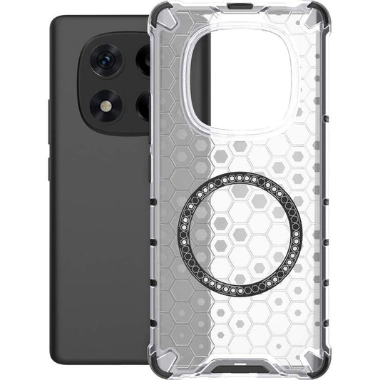 Coque MagSafe pour Xiaomi Redmi Note 14 Pro+ 5G, Techsuit, HoneyComb Shield, Blanche