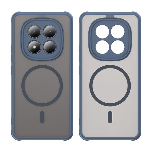 MagSafe Hülle für Xiaomi Redmi Note 15 Pro 4G, Techsuit, HaloFrost II, Marineblau