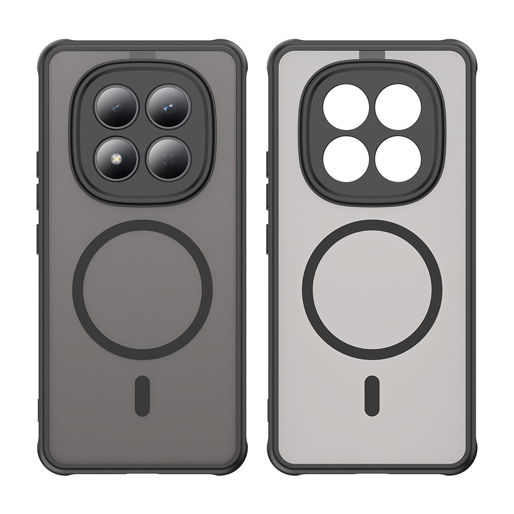 Étui MagSafe pour Xiaomi Redmi Note 15 Pro 4G, Techsuit, HaloFrost II, Noir