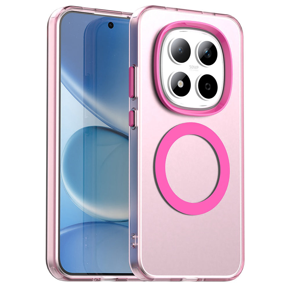 MagSafe Hülle für Xiaomi Redmi Note 15 Pro 5G, Techsuit, CandyCase, Rosa