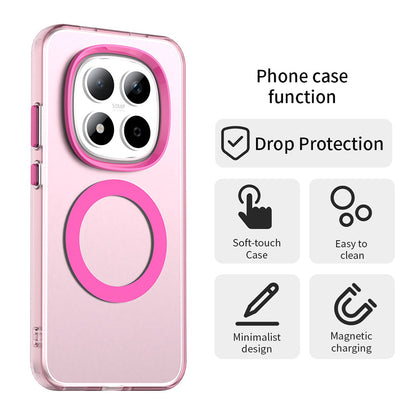 MagSafe Hülle für Xiaomi Redmi Note 15 Pro 5G, Techsuit, CandyCase, Rosa