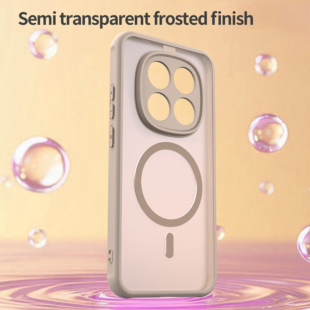 Étui MagSafe pour Xiaomi Redmi Note 15 Pro 5G, Techsuit, HaloFrost II, Doré