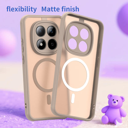 Étui MagSafe pour Xiaomi Redmi Note 15 Pro 5G, Techsuit, HaloFrost II, Doré