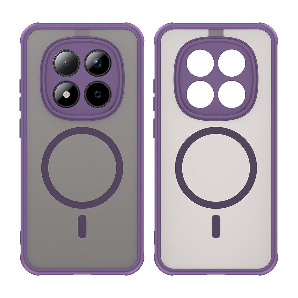 Étui MagSafe pour Xiaomi Redmi Note 15 Pro 5G, Techsuit, HaloFrost II, Violet
