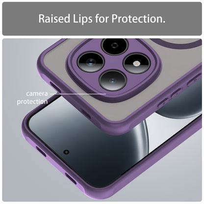 Étui MagSafe pour Xiaomi Redmi Note 15 Pro 5G, Techsuit, HaloFrost II, Violet