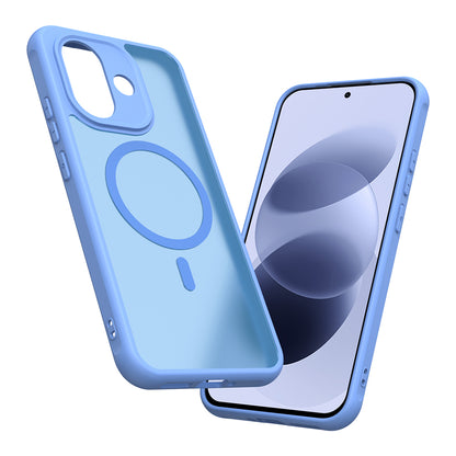 Coque MagSafe pour Xiaomi Redmi Note 17 4G / Note 17 5G, Techsuit, HaloFrost II, bleue
