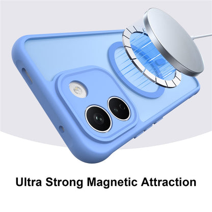 Coque MagSafe pour Xiaomi Redmi Note 17 4G / Note 17 5G, Techsuit, HaloFrost II, bleue