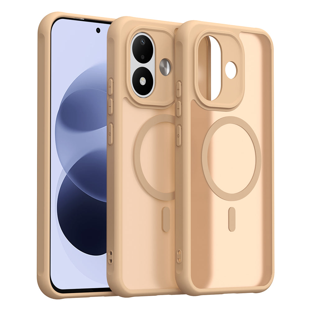 Coque MagSafe pour Xiaomi Redmi Note 17 4G / Note 17 5G, Techsuit, HaloFrost II, dorée