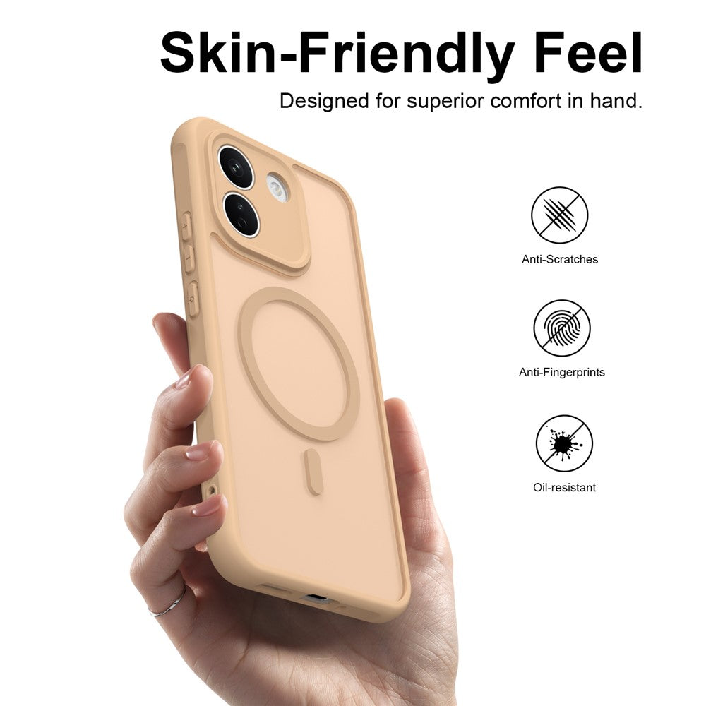 Coque MagSafe pour Xiaomi Redmi Note 17 4G / Note 17 5G, Techsuit, HaloFrost II, dorée