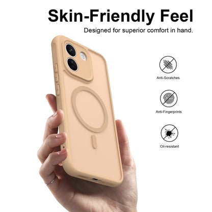 Coque MagSafe pour Xiaomi Redmi Note 17 4G / Note 17 5G, Techsuit, HaloFrost II, dorée