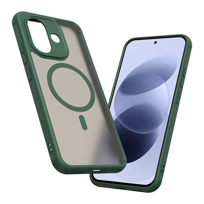 Coque MagSafe pour Xiaomi Redmi Note 17 4G / Note 17 5G, Techsuit, HaloFrost II, verte