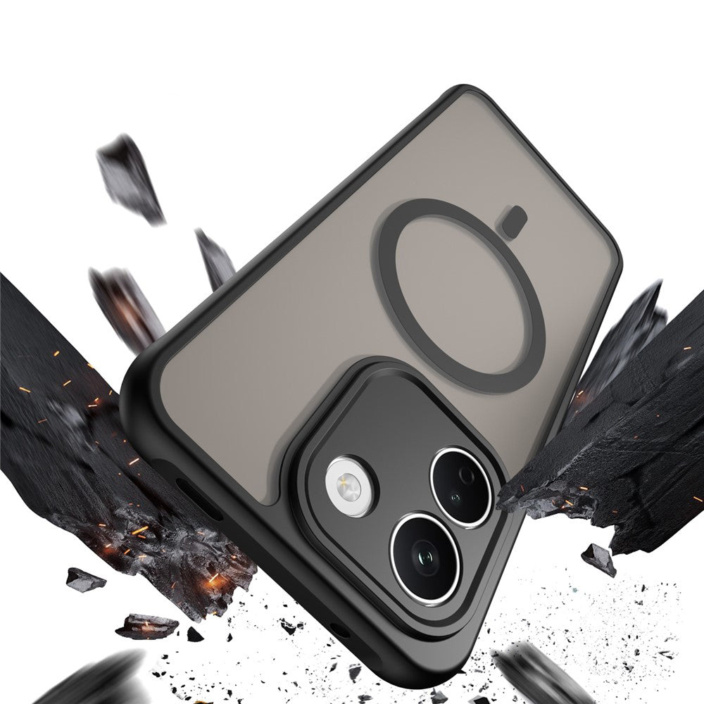 MagSafe-Hülle für Xiaomi Redmi Note 17 Pro Max, Techsuit, HaloFrost II, Schwarz