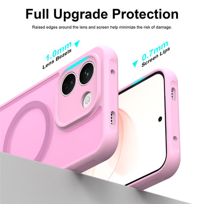 Coque MagSafe pour Xiaomi Redmi Note 17 Pro, Techsuit, HaloFrost II, rose