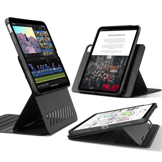 Housse pour Apple iPad (2025) / (2022), ESR, Shift, Noire, Reconditionnée