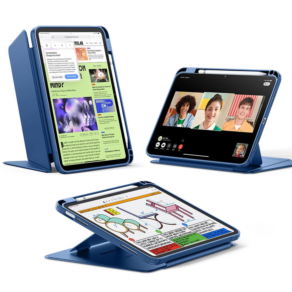 Étui pour Apple iPad (2025) / (2022), ESR, Flip Hybrid, Bleu