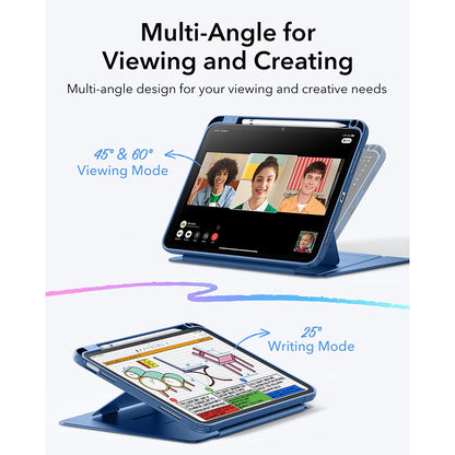 Étui pour Apple iPad (2025) / (2022), ESR, Flip Hybrid, Bleu