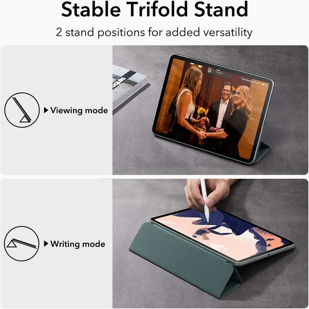 Hülle für Apple iPad (2025) / (2022), ESR, Rebound, Satin Grün