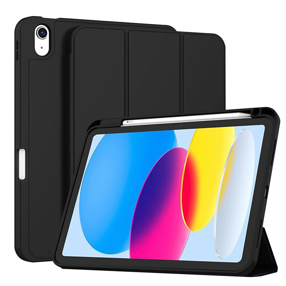 Housse pour Apple iPad (2025) / (2022), Techsuit, Flex Trifold, Noire