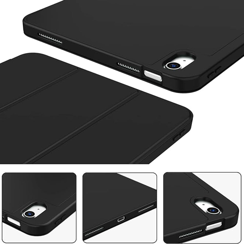 Housse pour Apple iPad (2025) / (2022), Techsuit, Flex Trifold, Noire