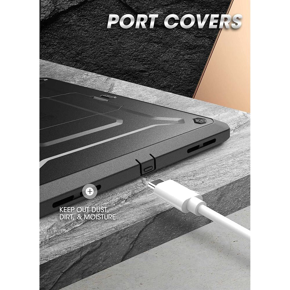 Coque pour Apple iPad (2025) / iPad (2022), Supcase, Unicorn Beetle Pro, Noire