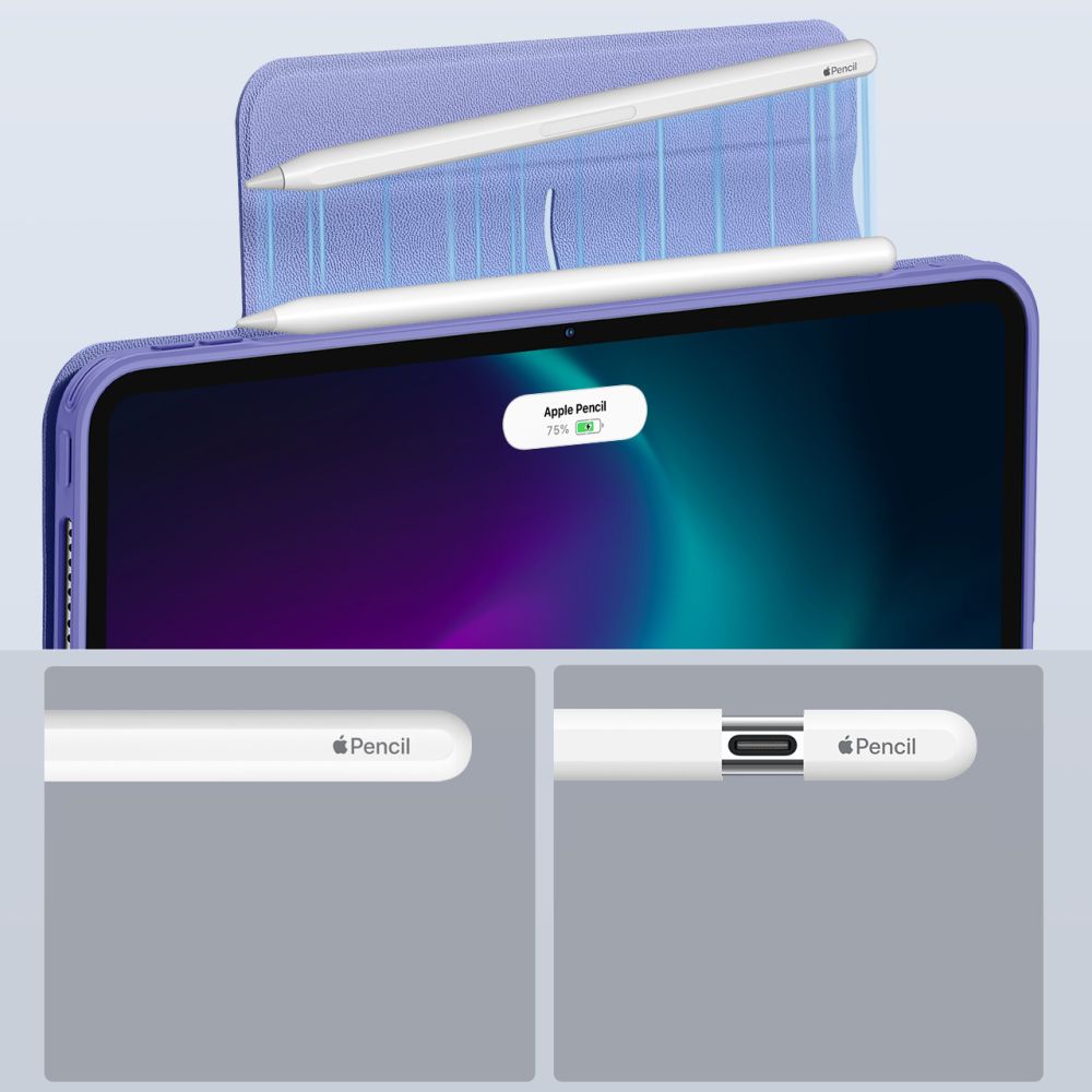 Hülle für Apple iPad Pro 13 (2024), ESR, Rebound Hybrid, Lila