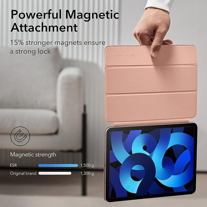 Étui pour Apple iPad Air 11 (2024) / Air (2022) / Air (2020) / Pro 11 (2018), ESR, Rebound, Rose Doré