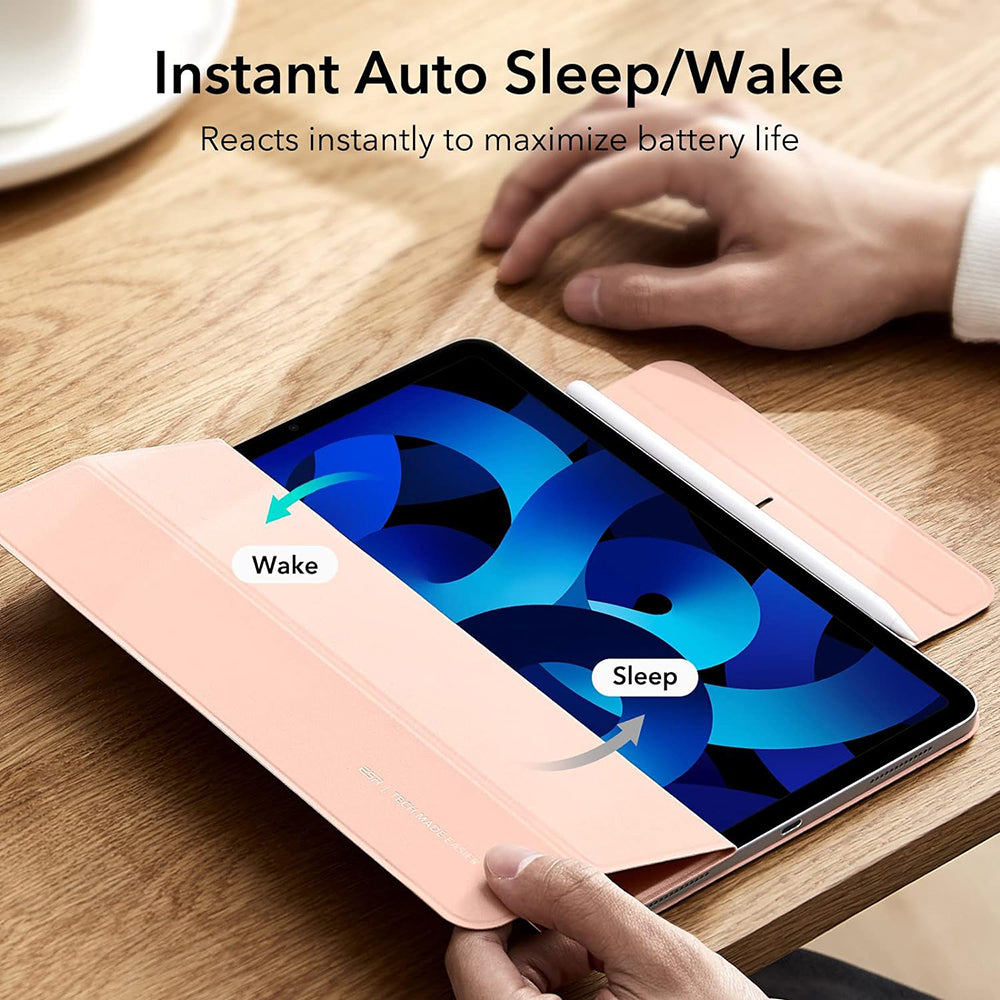 Étui pour Apple iPad Air 11 (2024) / Air (2022) / Air (2020) / Pro 11 (2018), ESR, Rebound, Rose Doré
