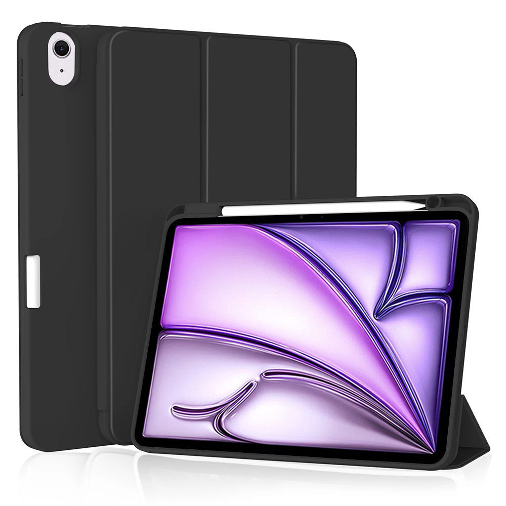 Hülle für Apple iPad Air 11 (2026) / iPad Air 11 (2025) / Air 11 (2024), Techsuit, Flex Trifold, Schwarz