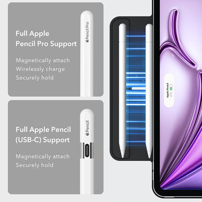Coque pour Apple iPad Air 13 (2026) / Air 13 (2025) / Air 13 (2024), ESR, Rebound, Noire