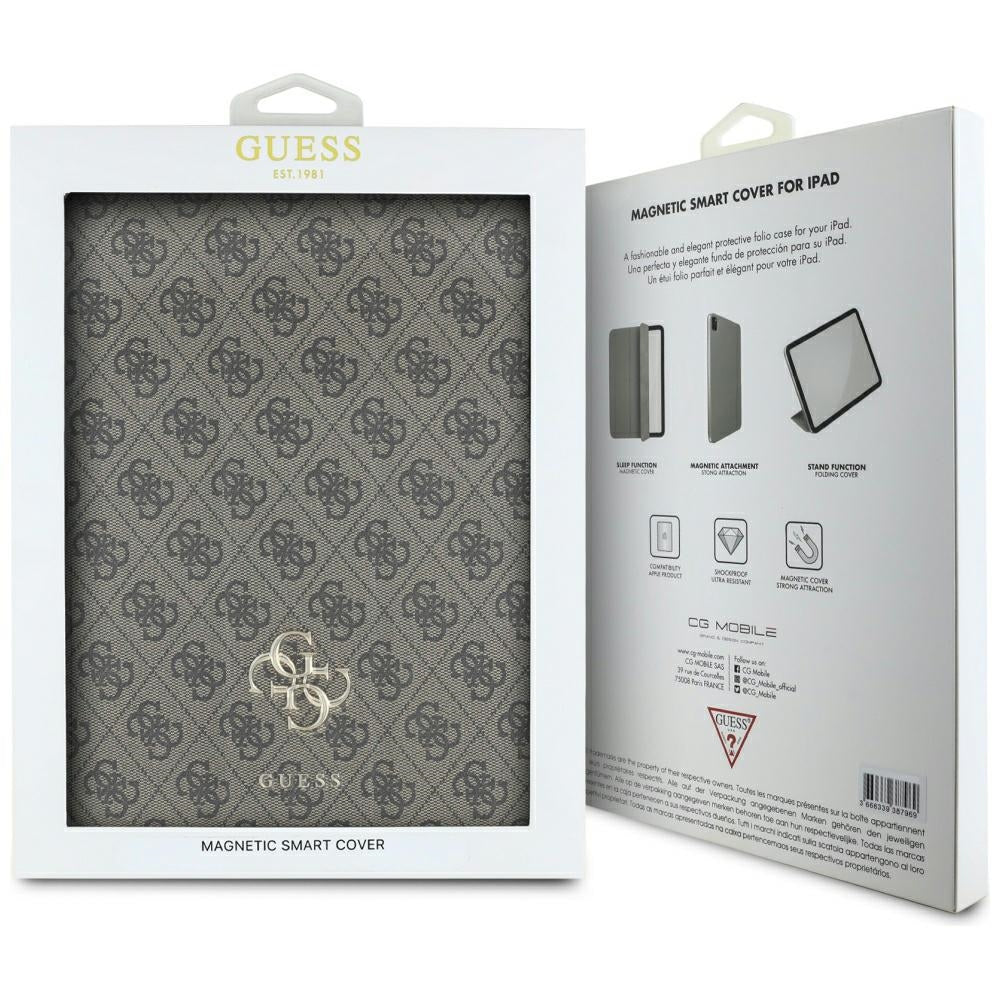 Case for Apple iPad Air 13 (2026) / Air 13 (2025) / Air 13 (2024), Guess, 4G Big Logo, Brown