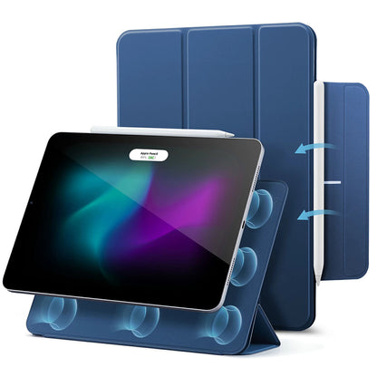 Hülle für Apple iPad Air 13 (2026) / Air 13 (2025) / Air 13 (2024) / Pro 12.9 (2022) / Pro 12.9 (2021), ESR, Rebound, Marineblau