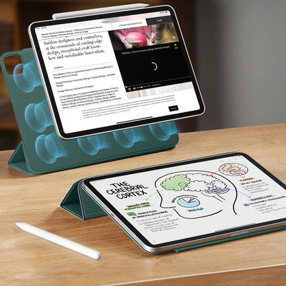 Hülle für Apple iPad Air 13 (2026) / Air 13 (2025) / Air 13 (2024) / Pro 12.9 (2022) / Pro 12.9 (2021), ESR, Rebound, Satin Grün