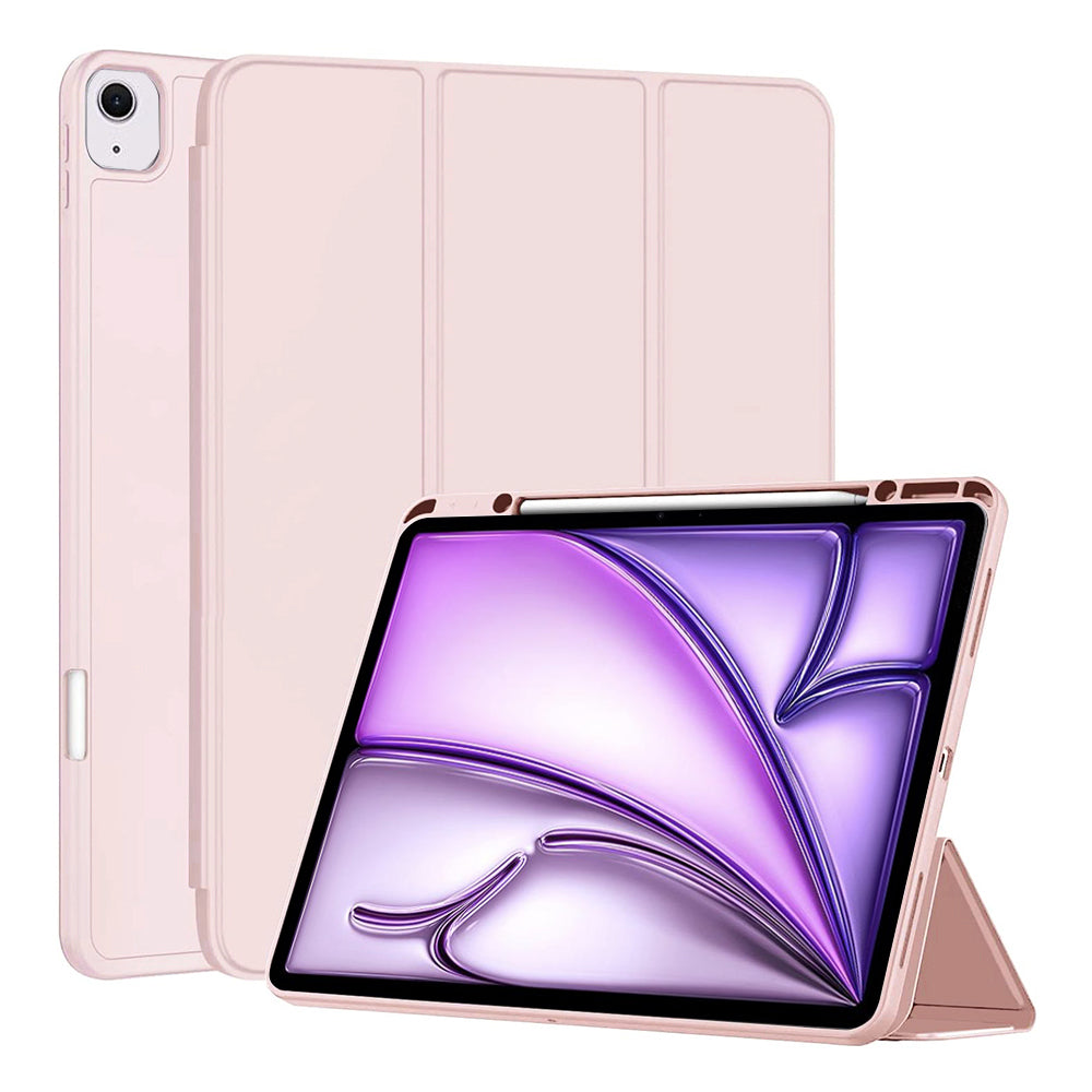 Housse pour Apple iPad Air 13 (2026) / Air 13 (2025) / Air 13 (2024), Techsuit, Flex Trifold, Rose