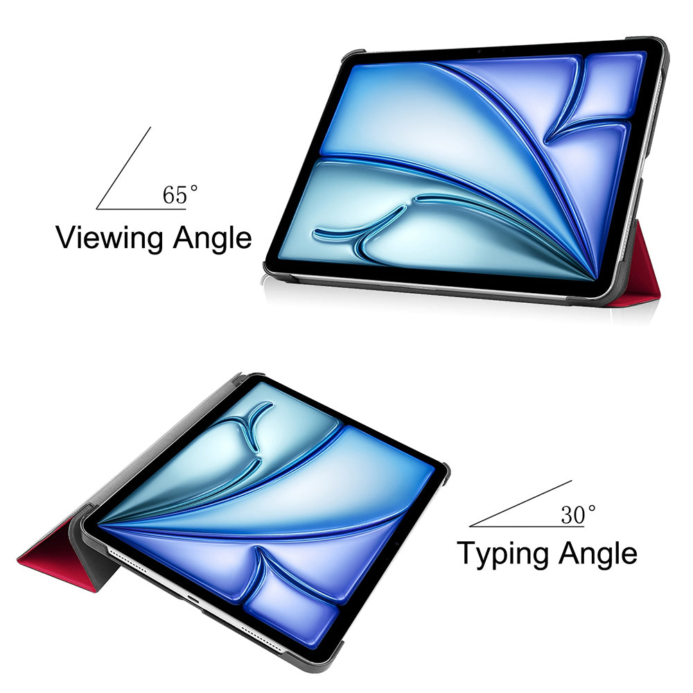 Coque pour Apple iPad Air 13 (2026) / Air 13 (2025) / Air 13 (2024), Techsuit, FoldPro, Rouge