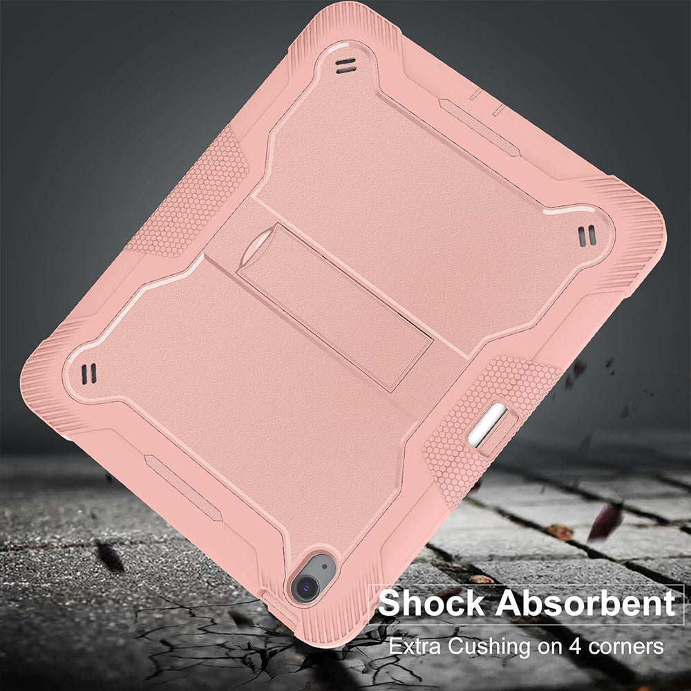 Coque pour Apple iPad Air 13 (2026) / Air 13 (2025) / Air 13 (2024), Techsuit, Rugged TabShell, Rose