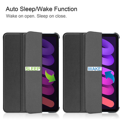 Coque pour Apple iPad mini (2024) / mini (2021), Techsuit, FoldPro, Noire