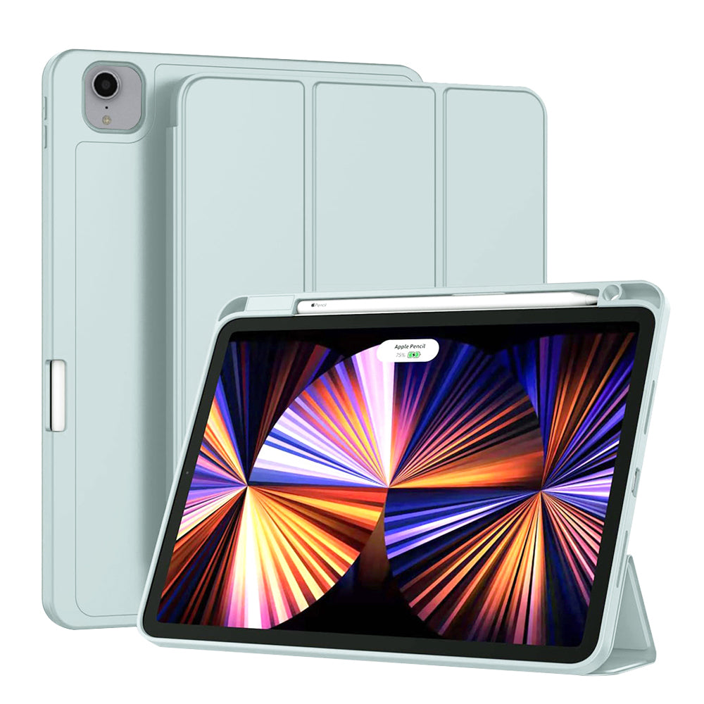 Housse pour Apple iPad Pro 11 (2022) / Pro 11 (2021) / Pro 11 (2020) / Pro 11 (2018), Techsuit, Flex Trifold, Bleu
