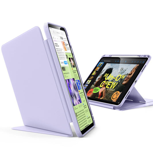 Étui pour Apple iPad Pro 11 (2024), ESR, Flip Hybrid avec porte-crayon, Mauve