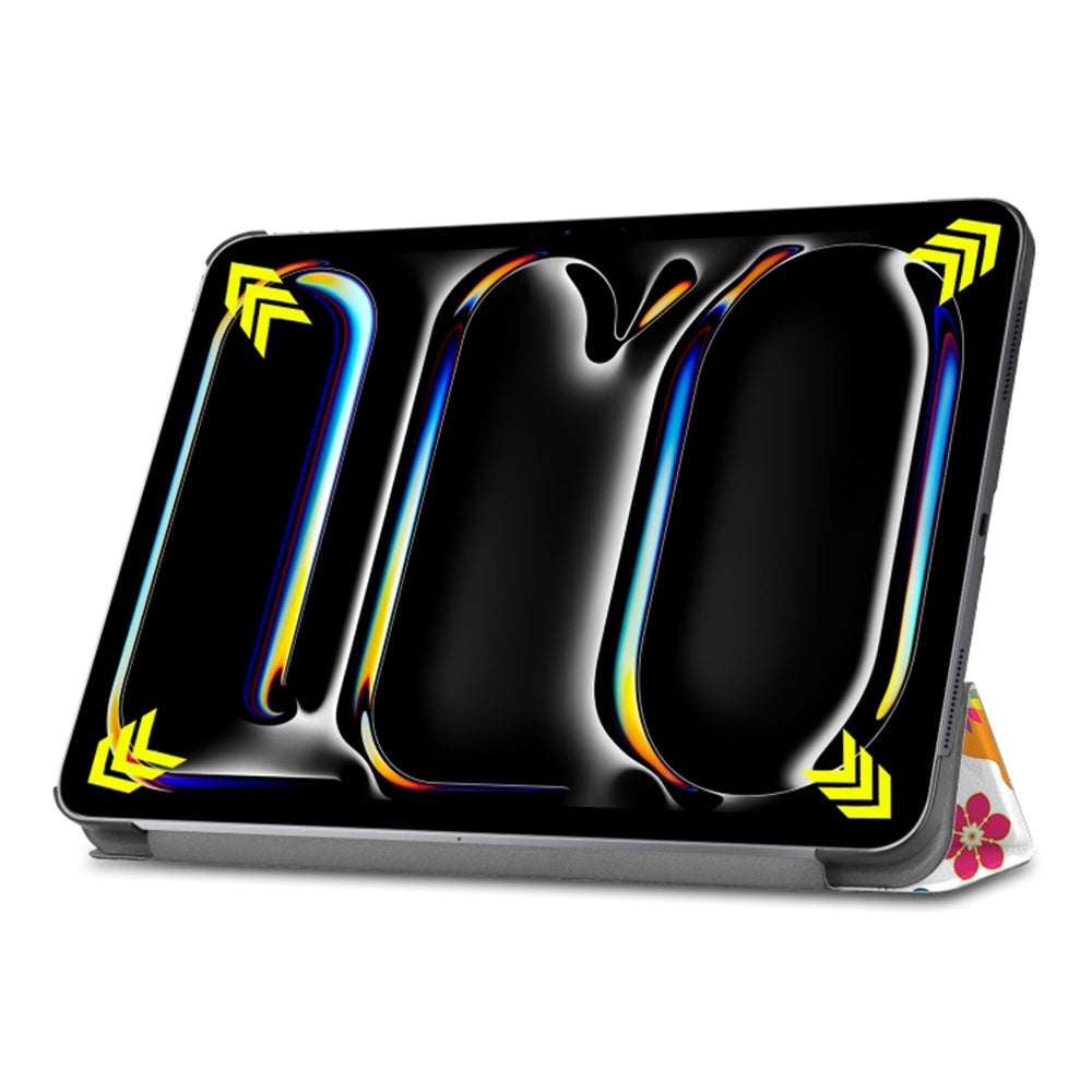 Coque pour Apple iPad Pro 11 (2024), Techsuit, FoldPro Butterfly, Multicolore