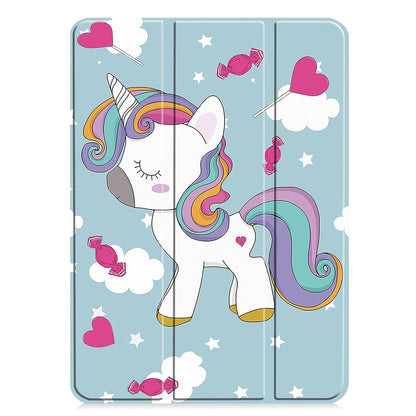 Hülle für Apple iPad Pro 11 (2024), Techsuit, FoldPro Unicorn, Mehrfarbig