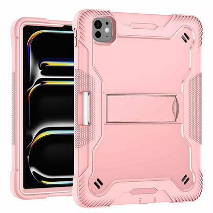 Hülle für Apple iPad Pro 11 (2024), Techsuit, Rugged TabShell, Rosa