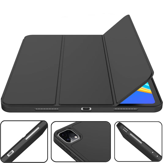 Housse pour Apple iPad Pro 12.9 (2022) / Pro 12.9 (2021) / Pro 12.9 (2020) / Pro 12.9 (2018), Techsuit, Flex Trifold, Bleu