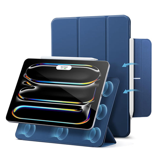 Coque pour Apple iPad Pro 13 (2024), ESR, Rebound, Bleu marine