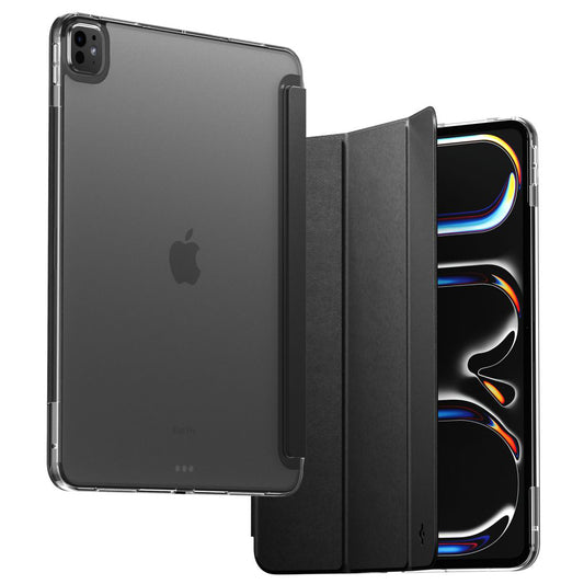 Étui pour Apple iPad Pro 13 (2024), Spigen, Liquid Air Folio, Noir