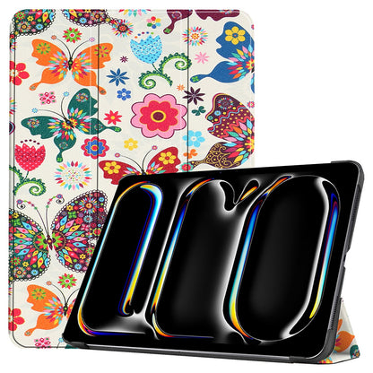 Case for Apple iPad Pro 13 (2024), Techsuit, FoldPro Butterfly, Multicolor